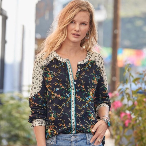 Sundance Tops - Sundance Stories To Be Told Button Down Blouse